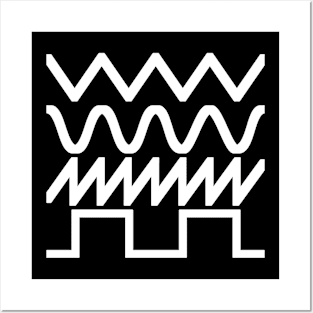 SYNTHESIZER WAVEFORMS #4 FATWAVES Posters and Art